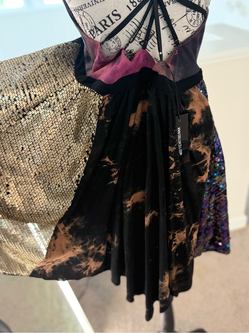 NWT CLUB EXX by Dolls Kill CLEAR CURIOSITY HANDKERCHIEF
DRESS - XXL - Picture 7 of 14